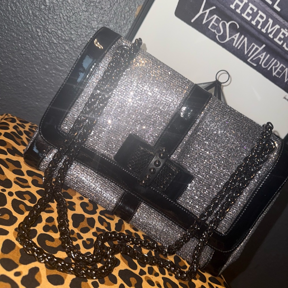 Elegant Black and Silver Women's Bag